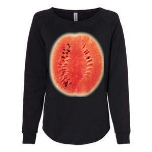 Giant Watermelon Womens California Wash Sweatshirt