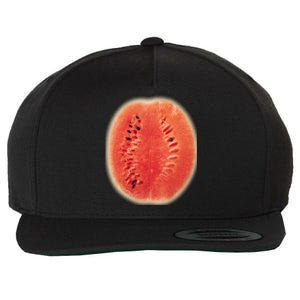 Giant Watermelon Wool Snapback Cap