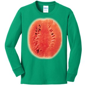 Giant Watermelon Kids Long Sleeve Shirt