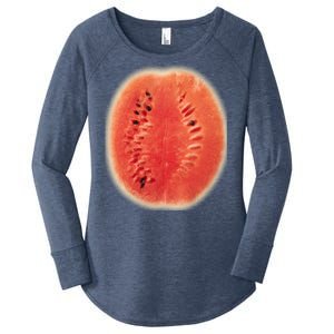 Giant Watermelon Women's Perfect Tri Tunic Long Sleeve Shirt