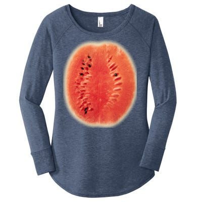 Giant Watermelon Women's Perfect Tri Tunic Long Sleeve Shirt