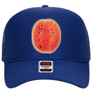 Giant Watermelon High Crown Mesh Back Trucker Hat