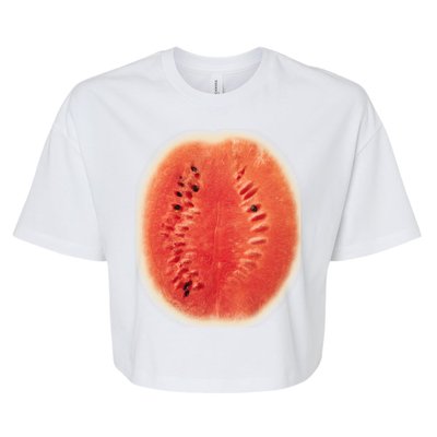 Giant Watermelon Bella+Canvas Jersey Crop Tee