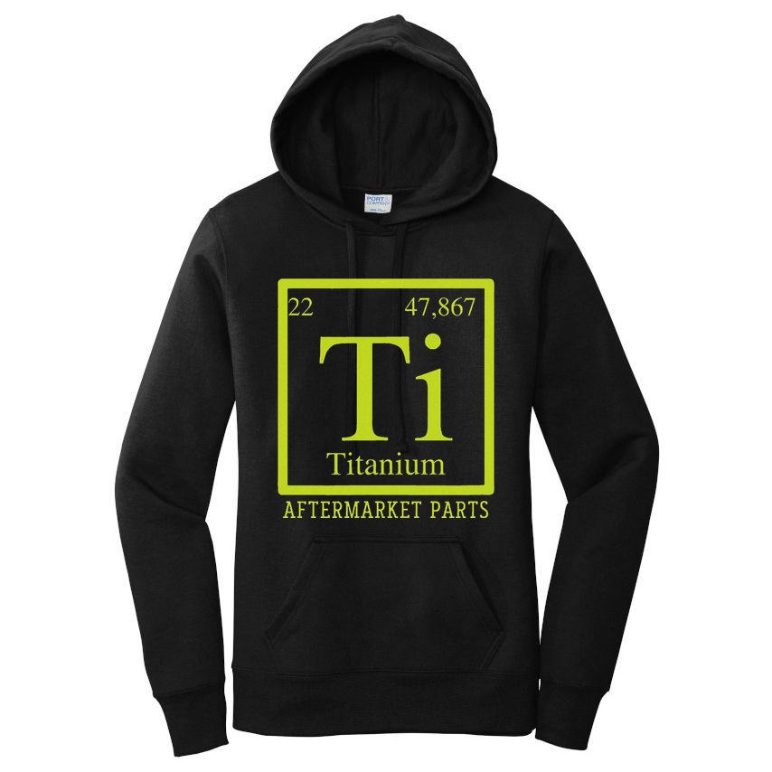 Get Well Gag Gifts Apparel Co Adults Black Ti Bionic Aftermarket Parts Women's Pullover Hoodie