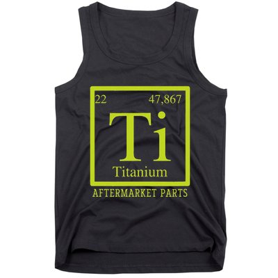 Get Well Gag Gifts Apparel Co Adults Black Ti Bionic Aftermarket Parts Tank Top