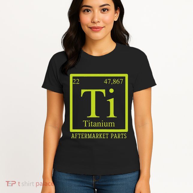 Get Well Gag Gifts Apparel Co Adults Black Ti Bionic Aftermarket Parts Womens T-Shirt
