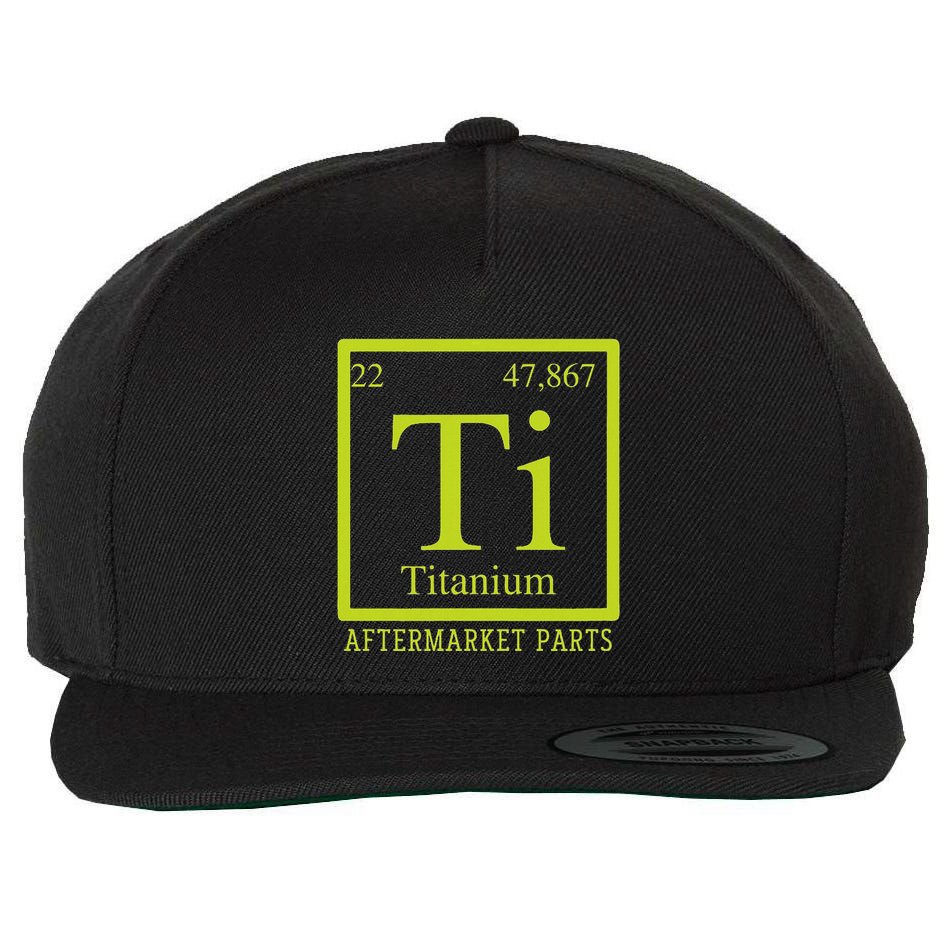 Get Well Gag Gifts Apparel Co Adults Black Ti Bionic Aftermarket Parts Wool Snapback Cap