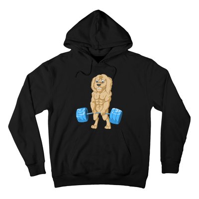 Goldendoodle Weightlifting Hoodie