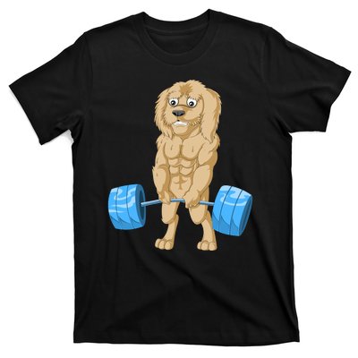 Goldendoodle Weightlifting T-Shirt