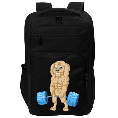 Goldendoodle Weightlifting Impact Tech Backpack