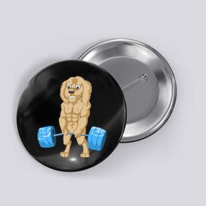 Goldendoodle Weightlifting Button