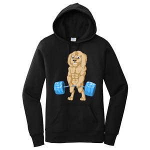 Goldendoodle Weightlifting Women's Pullover Hoodie