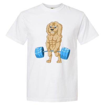 Goldendoodle Weightlifting Garment-Dyed Heavyweight T-Shirt