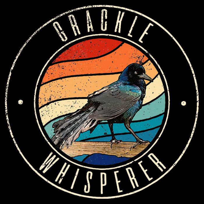 Grackle Whisperer Flexfit Unipanel Trucker Cap