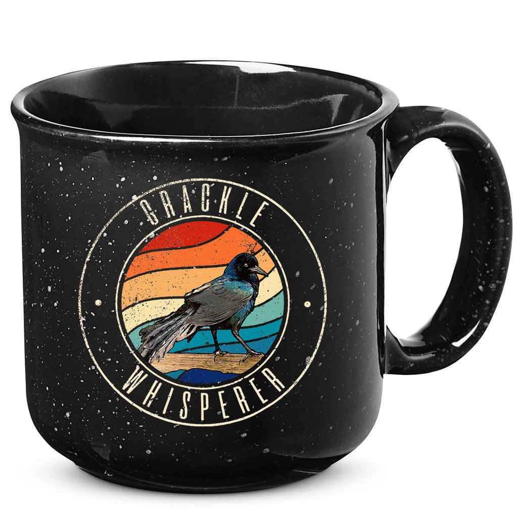 Grackle Whisperer 15oz Campfire Ceramic Mug