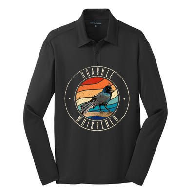 Grackle Whisperer Silk Touch Performance Long Sleeve Polo