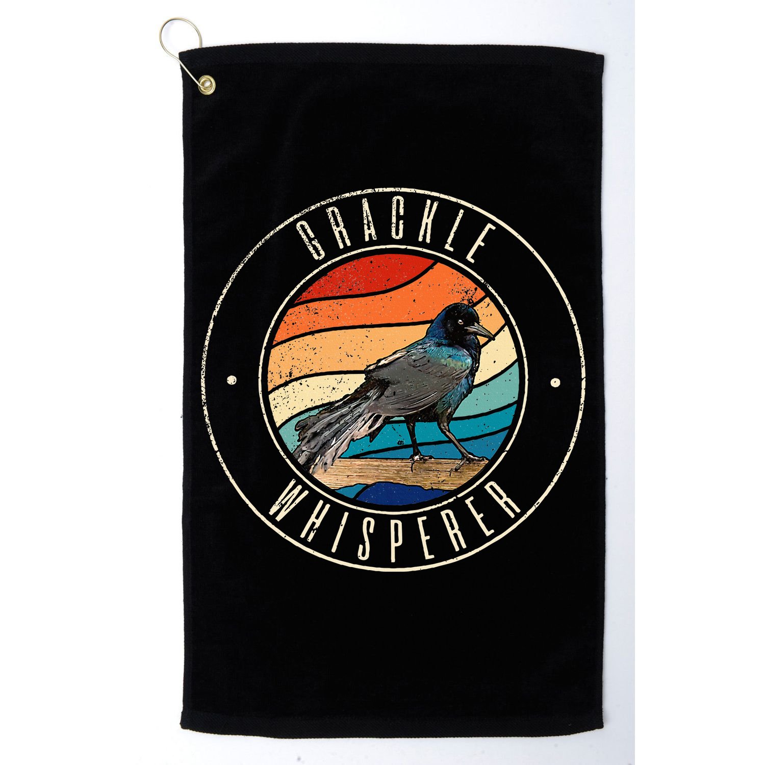Grackle Whisperer Golf Towel