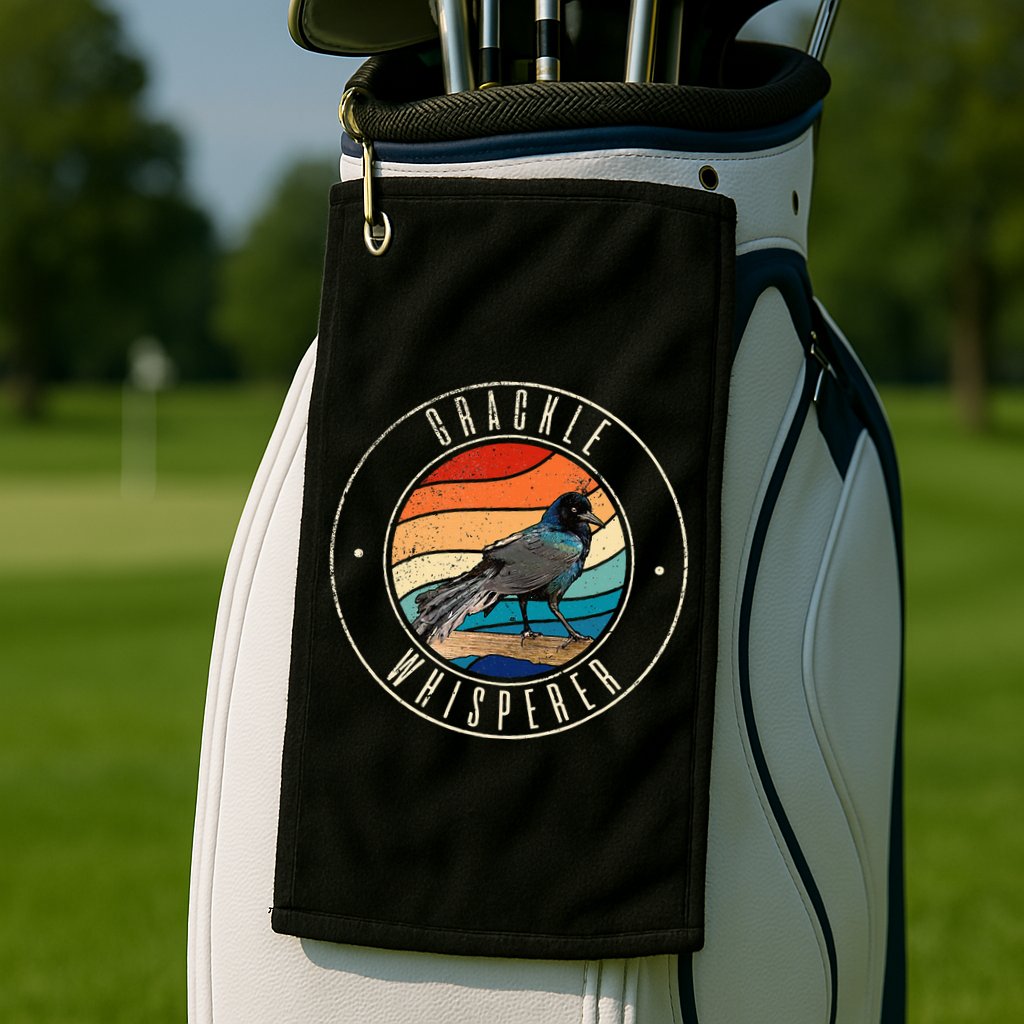 Grackle Whisperer Golf Towel