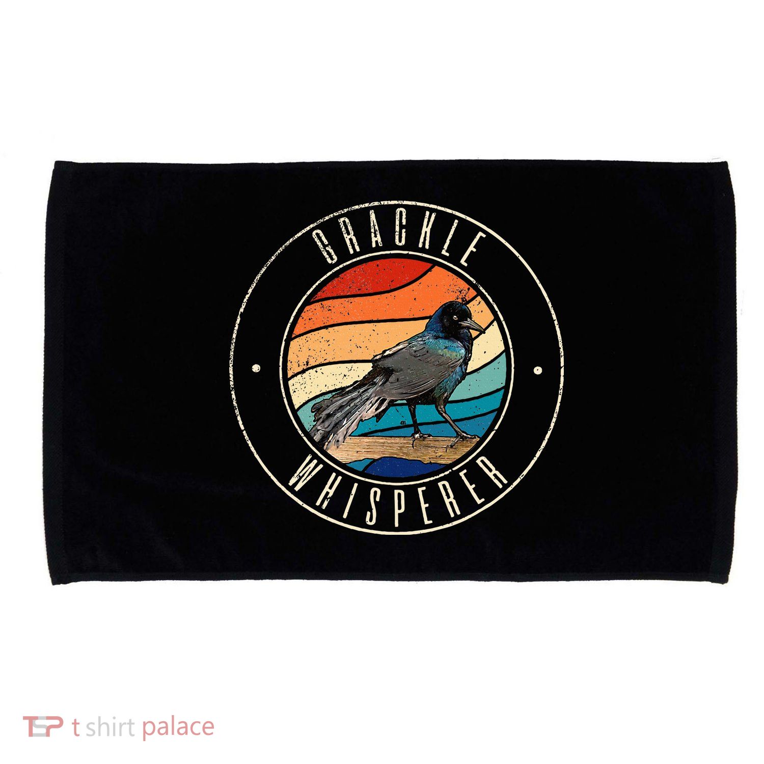 Grackle Whisperer Microfiber Hand Towel