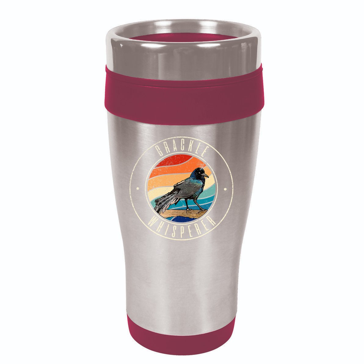 Grackle Whisperer 16oz Travel Tumbler