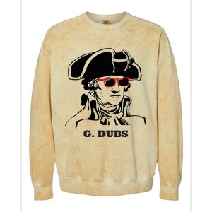 George Washington G. Dubs Colorblast Crewneck Sweatshirt