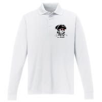 George Washington G. Dubs Performance Long Sleeve Polo