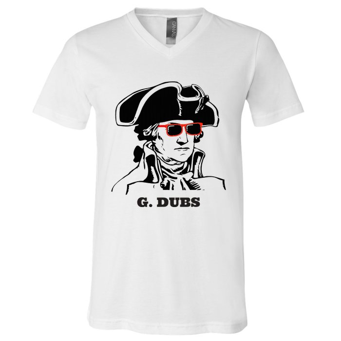 George Washington G. Dubs V-Neck T-Shirt