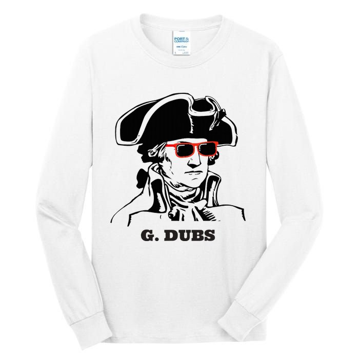 George Washington G. Dubs Tall Long Sleeve T-Shirt