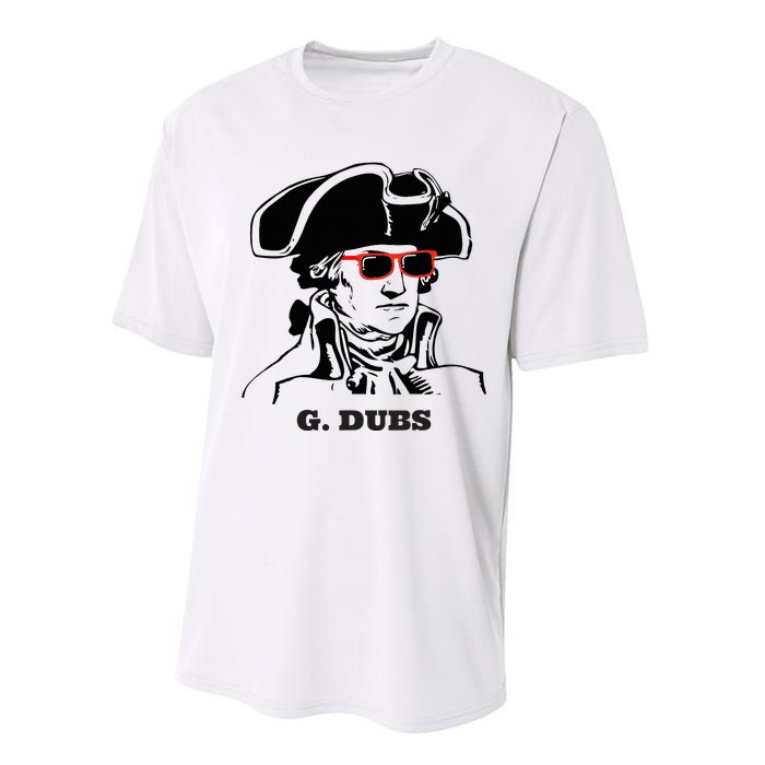 George Washington G. Dubs Performance Sprint T-Shirt