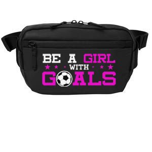 Girl With Goals Soccer  Soccer Funny Crossbody Pack