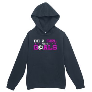 Girl With Goals Soccer  Soccer Funny Urban Pullover Hoodie