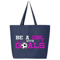 Girl With Goals Soccer  Soccer Funny 25L Jumbo Tote