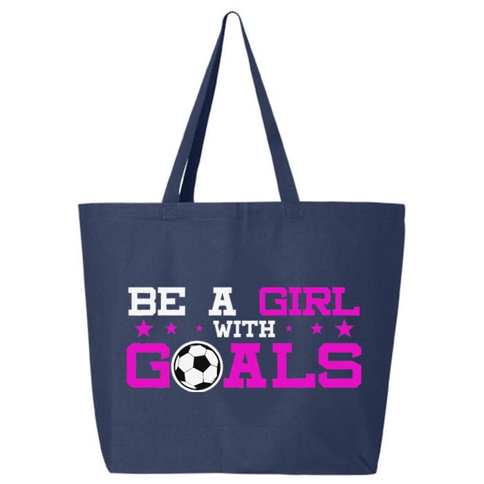 Girl With Goals Soccer  Soccer Funny 25L Jumbo Tote