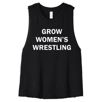 Grow Wrestlinh Women's Racerback Cropped Tank