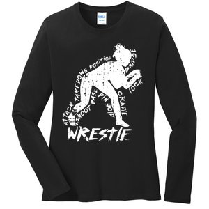 Grow Wrestlinh Ladies Long Sleeve Shirt