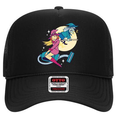 Grandma Witch High Crown Mesh Back Trucker Hat