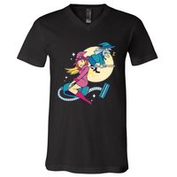 Grandma Witch V-Neck T-Shirt