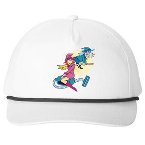 Grandma Witch Snapback Five-Panel Rope Hat