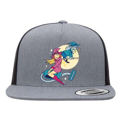 Grandma Witch Flat Bill Trucker Hat