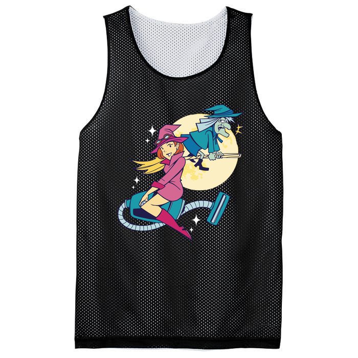 Grandma Witch Mesh Reversible Basketball Jersey Tank