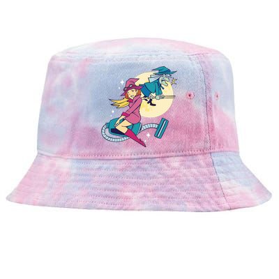 Grandma Witch Tie-Dyed Bucket Hat