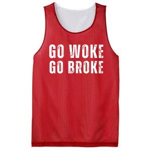 Go Woke Go Broke Mesh Reversible Basketball Jersey Tank