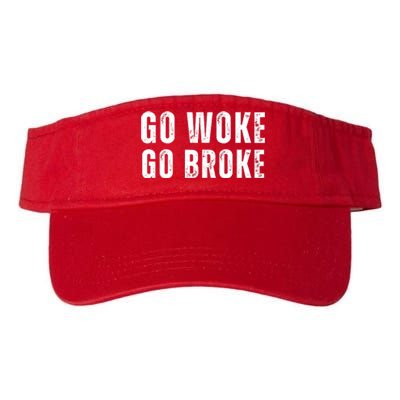 Go Woke Go Broke Valucap Bio-Washed Visor