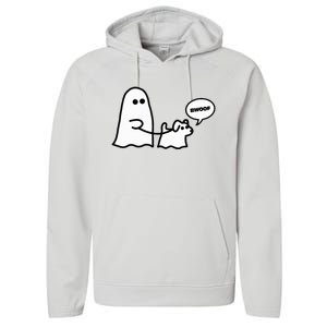 Ghost Walking Ghost Dog Bwoof Performance Fleece Hoodie