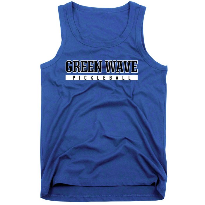 Green Wave Gallatin High School Pickleball Gift Tank Top