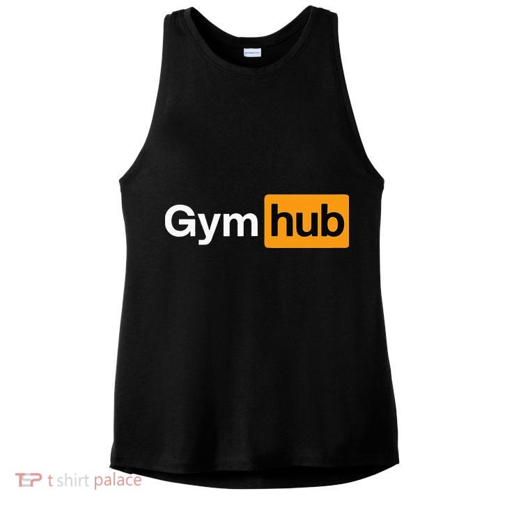 Gym Workout Gym Hub Bodybuilding Fitness Ladies PosiCharge Tri-Blend Wicking Tank