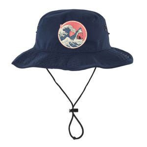 Great Wave Great White Shark Traditional Painting Legacy Cool Fit Booney Bucket Hat