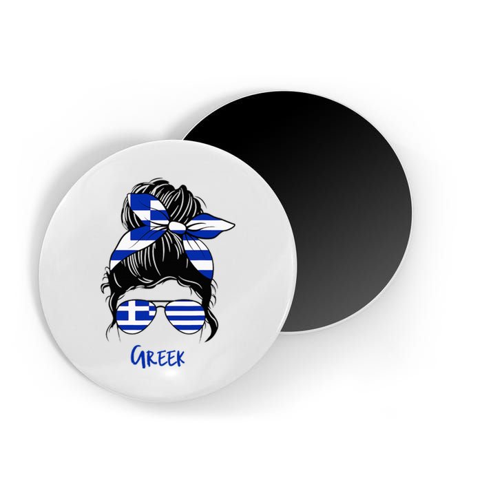 Greek Woman Greece Girl Flag Magnet