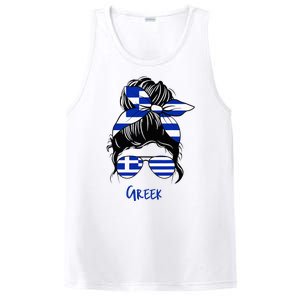 Greek Woman Greece Girl Flag PosiCharge Competitor Tank