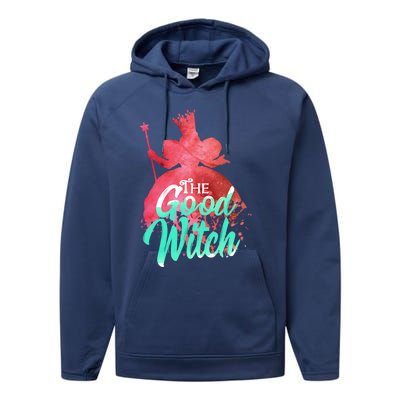 Good Witch Gift Magic Funny Gift Performance Fleece Hoodie